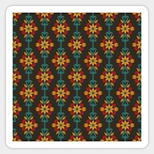 Abstract Floral Pattern Sticker